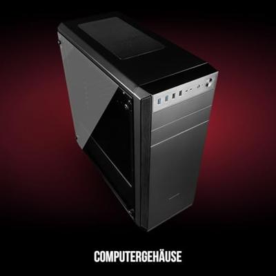Modecom Oberon Pro Midi Tower Zwart