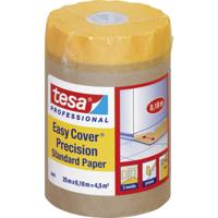 tesa 04401-00001-00 Afdekpapier tesa Easy Cover Oranje (l x b) 25 m x 18 cm 1 stuk(s) - thumbnail