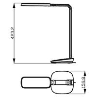 Philips LED RobotPlus DSK601 RD 8719514430815 LED-bureaulamp LED LED 14 W Wit - thumbnail
