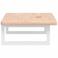 Badkamer wandschap staal en massief eikenhout - thumbnail