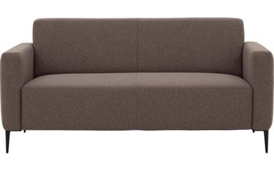 Goossens Bank Key West grijs, stof, 2,5-zits, modern design