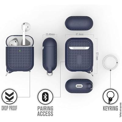 Catalyst Keyring Case AirPods 1 / AirPods 2 Midnight Blue