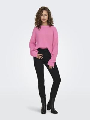 Only Onlluna Ls O-neck Pullover Knt Nca Trui Sachet Pink