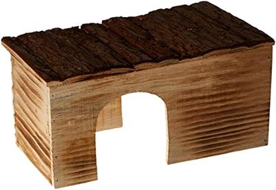 TRIXIE HUIS GRETE 2 UITGANGEN CAVIA SCHORSHOUT GEVLAMD 35X20X18 CM