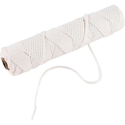 Creativ Company Lont voor stearine, geschikt voor gegoten kaarsen met een diameter van 50-70 mm, 100 gr, 80 m/ 1 rol