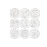 Wanddecoratie Home ESPRIT Wit Modern Verouderde afwerking 89 x 2,5 x 89 cm - thumbnail