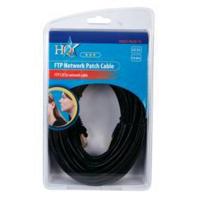 Netwerkkabel 10m zwart met vergulde pluggen (Cat 5e FTP) - thumbnail