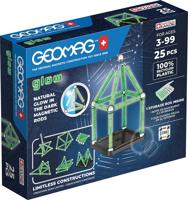 Playset Geomag Glow Recycled 25 Onderdelen - thumbnail