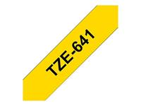 Brother printlint TZE-641 geel/zwart 18 mm - thumbnail