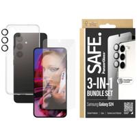 SAFE. by PanzerGlass® Samsung Galaxy S24 3-in-1 Pack - Ultieme Bescherming Houdt Je Telefoon Veilig tegen Vallen, Schokken, Krassen - thumbnail