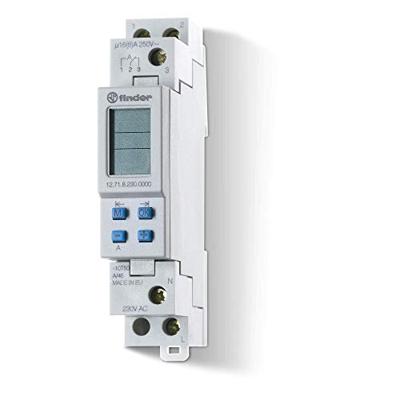 Finder 12.71.8.230.0000 Schakelklok voor DIN-rails 230 V/AC Weekprogramma Finder 12.71.8.230.0000 Schakelklok voor DIN-rails 230 V/AC Weekprogramma