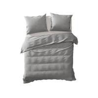 Yellow Dekbedovertrek Perkal Katoen Chambray dark grey - thumbnail