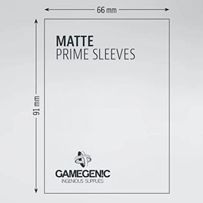Gamegenic: Matte Double Sleeving Pack Clear/Black (2x100 Sleeves)