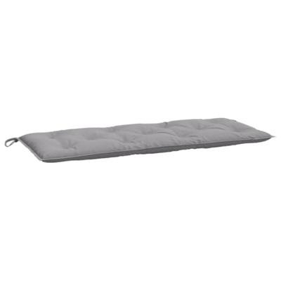VidaXL Tuinbankkussens 2 st 120x50x7 cm oxford stof grijs