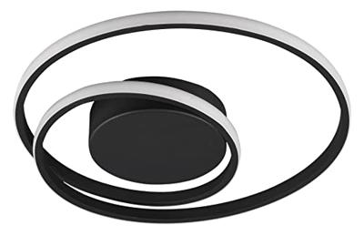 Trio Moderne plafonnièreZibal Ø 39cm zwart - R62911132