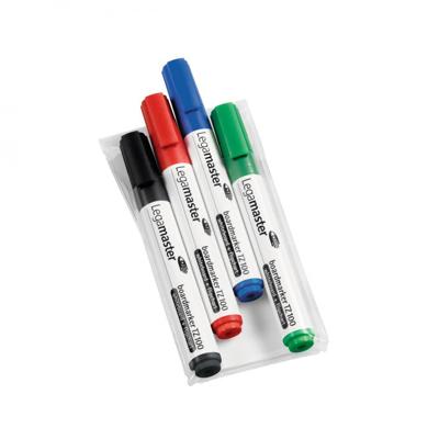 Legamaster whiteboardmarker TZ 100, etui met 4 stuks in geassorteerde kleuren Legamaster whiteboardmarker TZ 100, etui met 4 stuks in geassorteerde kleuren