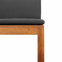 Tuinstoel 2 pcs Bruin 50 x 50 x 91cm Massief acaciahout - thumbnail