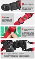 GGS Foto MS-1R Mirrorless Strap rood - thumbnail