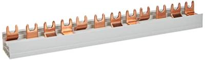 Hager KDN463A Hager faserail 3P+N 10 q 12 mod vork KDN463A Phase busbar Meerdere kleuren 4-polig 63 A 1 stuk(s)