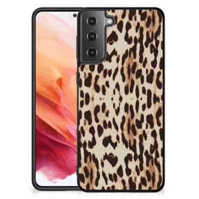 Samsung Galaxy S21 Dierenprint Telefoonhoesje Leopard Samsung Galaxy S21 Dierenprint Telefoonhoesje Leopard