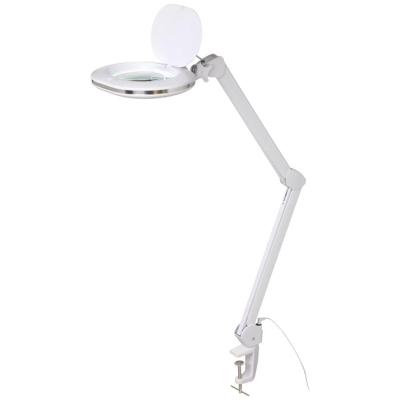 TOOLCRAFT TO-7497012 TOOLCRAFT 800 lm LED-vergrotingslamp met klemvoorziening 3D 1,75-voudig Vergrotingsfactor=1.75 x 143 mm Energielabel 2021 F (A - G)