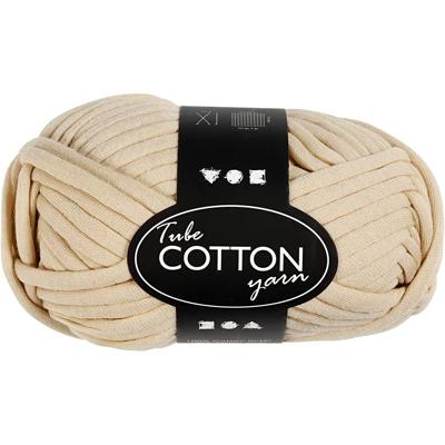 Creativ Company Textielgaren, l: 45 m, beige, 100 gr/ 1 bol