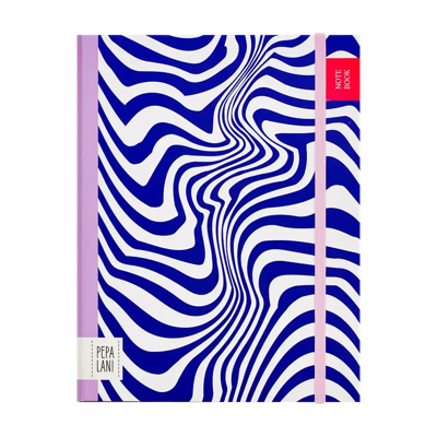 Pepa Lani Notitieboek A5 Flower Waves Blue
