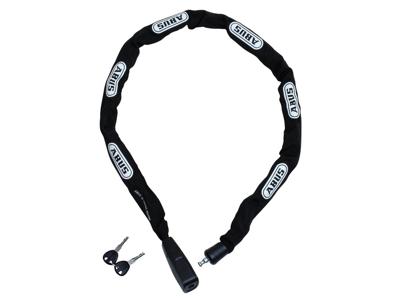 Abus citychain 6800/110 zwart - 5mm dik - sleutelslot