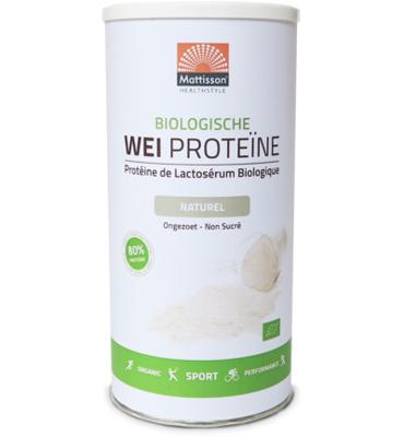 Mattisson HealthStyle Biologische Wei Proteïne Naturel