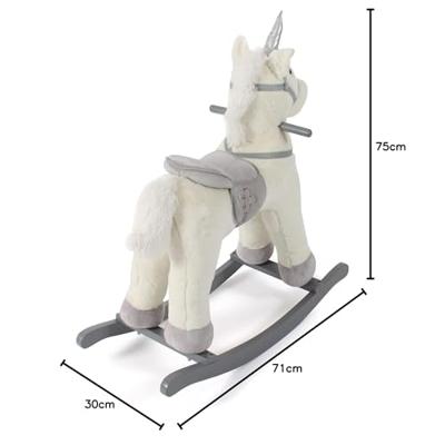 Hobbel-eenhoorn met zadel Hobbel-eenhoorn met zadel