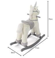 Hobbel-eenhoorn met zadel - thumbnail