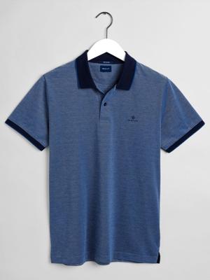 GANT gemêleerde regular fit polo persian blue
