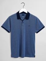 GANT gemêleerde regular fit polo persian blue - thumbnail