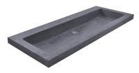 Wiesbaden hardstenen meubelwast. 100x46x5 met 1 kr.gat - thumbnail
