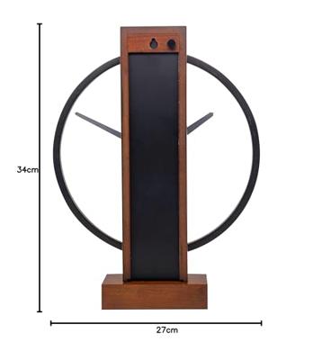 NeXtime NE-5226BR Tafelklok Carl Table 34x27cm Hout Bruin NeXtime NE-5226BR Tafelklok Carl Table 34x27cm Hout Bruin