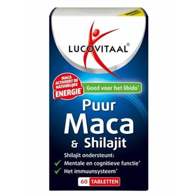 Lucovitaal Puur Maca & Shilajit Tabletten