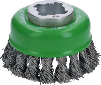 Bosch Accessoires X-LOCK Komstaalborstel gevlochten draad, roestvrij 75mm 0.5mm - 1 stuk(s) - 2608620729 Bosch Accessoires X-LOCK Komstaalborstel gevlochten draad, roestvrij 75mm 0.5mm - 1 stuk(s) - 2608620729