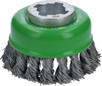 Bosch Accessoires X-LOCK Komstaalborstel gevlochten draad, roestvrij 75mm 0.5mm - 1 stuk(s) - 2608620729 - thumbnail