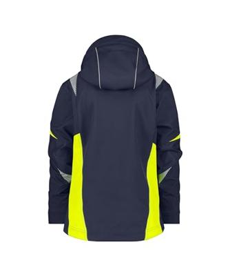 DASSY softshell kalama women polyester nachtblauw/fluogeel s