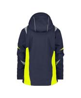 DASSY softshell kalama women polyester nachtblauw/fluogeel s - thumbnail