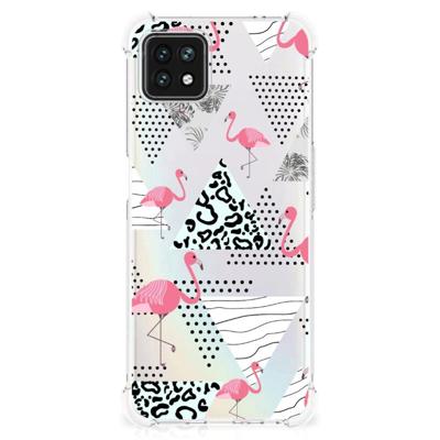 OPPO A53 5G | A73 5G Case Anti-shock Flamingo Triangle OPPO A53 5G | A73 5G Case Anti-shock Flamingo Triangle