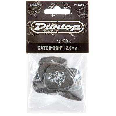 Dunlop 417P200 Gator Grip Plectrum 2.00mm 12-Pack
