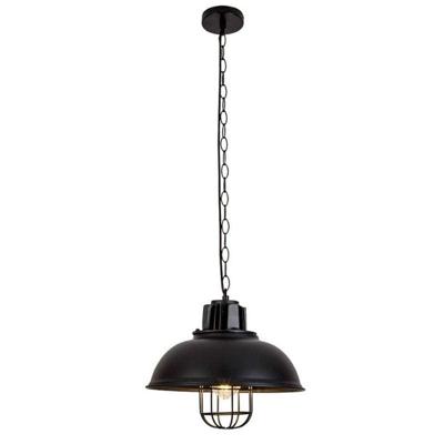 Homestyle Pro mk107-bb industriële hanglamp 33x26 cm zwart/metaal