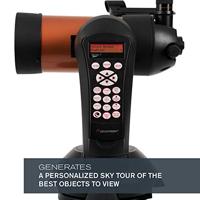 Celestron 11049 NexStar 4SE Geautomatiseerde Maksutov-Cassegrain-telescoop met volledig automatische montering, SkyAlign-technologie en XLT-coating, Zwart/oranje - thumbnail