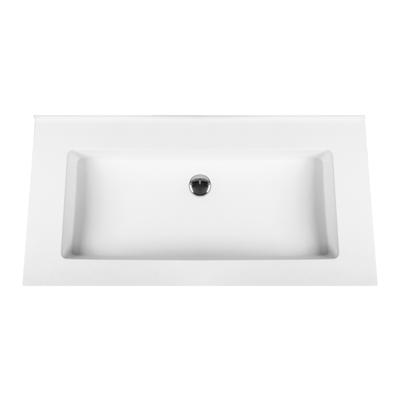 Wastafel Boss & Wessing Zonder Kraangat 45.5x57 cm Solid Surface Wit Boss & Wessing Wastafel Boss & Wessing Zonder Kraangat 45.5x57 cm Solid Surface Wit Boss & Wessing