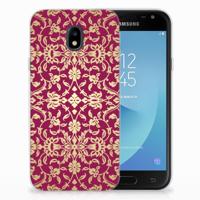 Siliconen Hoesje Samsung Galaxy J3 2017 Barok Pink - thumbnail