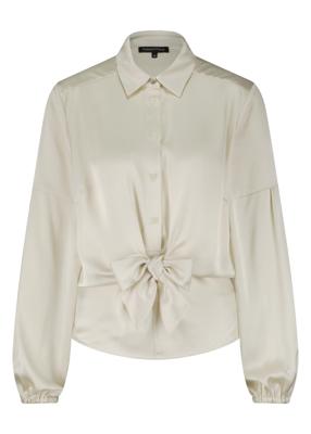 Tramontana Satin-look Blouse Twisted Detail C17-18-401 Blouse 006800-stone