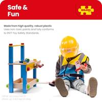 Bigjigs kinder bouwhelm geel - thumbnail