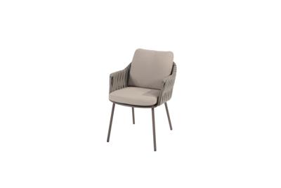 Dining Tuinstoel Cannes Terre 4SO Kussens Lounge Stoel Buiten Eettafelstoel 4 Seasons Outdoor