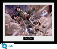 Attack on Titan Framed Print - Smoke Blast - thumbnail